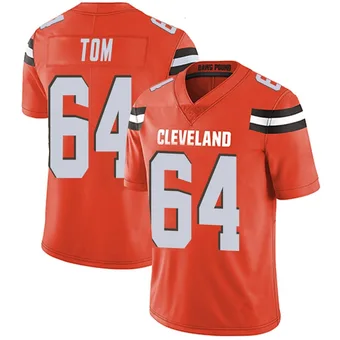 Youth Cameron Tom Orange Limited Alternate Vapor Untouchable Football Jersey