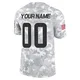 Youth Custom Arctic Camo Limited 2024 Salute to Service Football Jersey