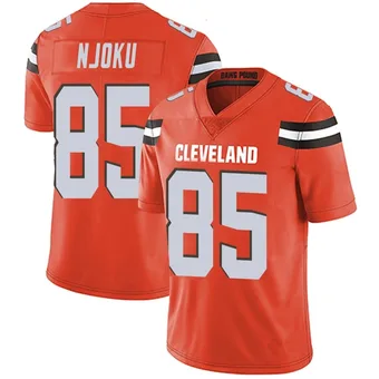 Youth David Njoku Orange Limited Alternate Vapor Untouchable Football Jersey