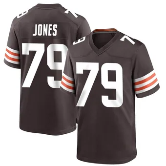 Youth Dawand Jones Brown Game Team Color Football Jersey