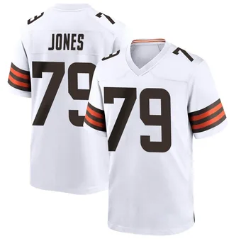 Youth Dawand Jones White Game Football Jersey