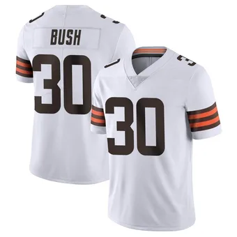 Youth Devin Bush White Limited Vapor Untouchable Football Jersey