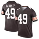 Youth Devon Cajuste Brown Legend Football Jersey