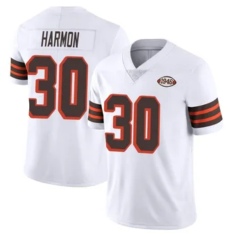 Youth Duron Harmon White Limited Vapor 1946 Collection Alternate Football Jersey