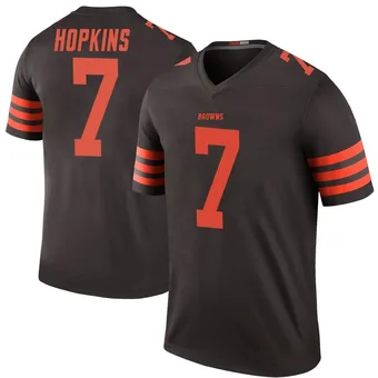 Youth Dustin Hopkins Brown Legend Color Rush Football Jersey