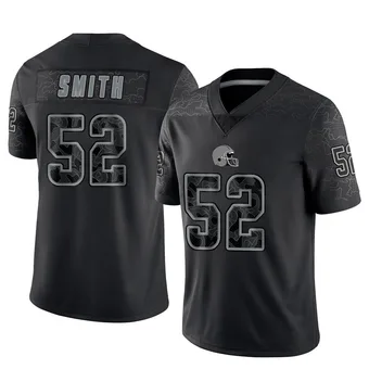 Youth Elerson G. Smith Black Limited Reflective Football Jersey