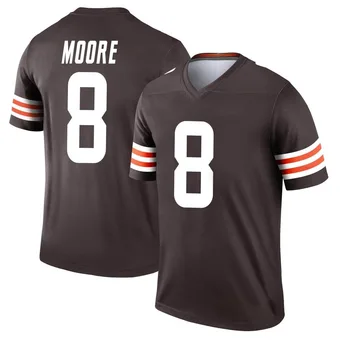 Youth Elijah Moore Brown Legend Football Jersey