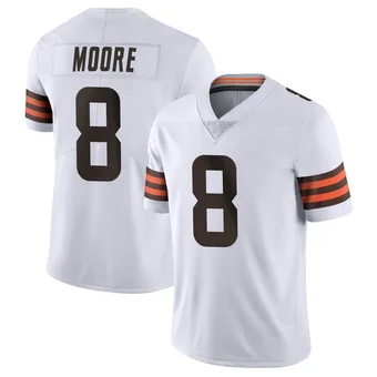 Youth Elijah Moore White Limited Vapor Untouchable Football Jersey