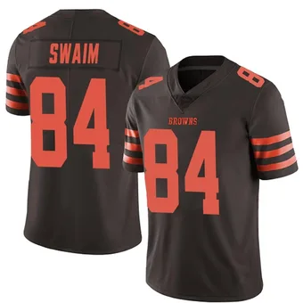 Youth Geoff Swaim Brown Limited Color Rush Football Jersey