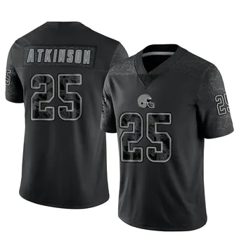 Youth George Atkinson Black Limited Reflective Football Jersey