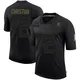 Youth Geron Christian Black Limited 2020 Salute To Service Football Jersey