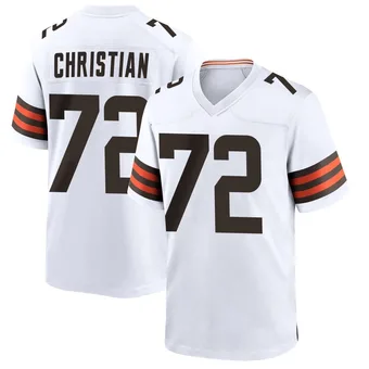 Youth Geron Christian White Game Football Jersey