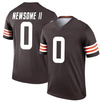 Youth Greg Newsome II Brown Legend Football Jersey