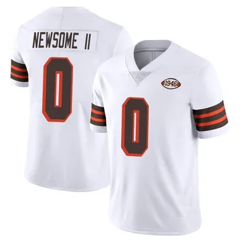 Youth Greg Newsome II White Limited Vapor 1946 Collection Alternate Football Jersey