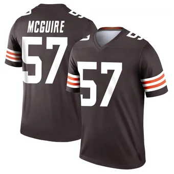 Youth Isaiah McGuire Brown Legend Football Jersey