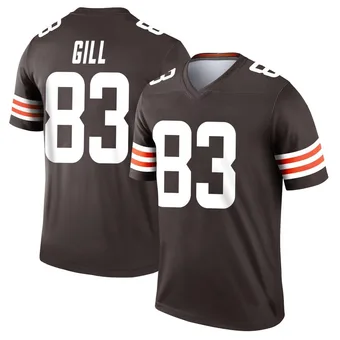 Youth Jaelen Gill Brown Legend Football Jersey