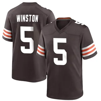 Youth Jameis Winston Brown Game Team Color Football Jersey