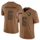 Youth Jeremiah Owusu-Koramoah Brown Limited 2023 Salute To Service Football Jersey