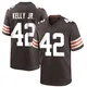 Youth John Kelly Jr. Brown Game Team Color Football Jersey