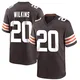 Youth Jordan Wilkins Brown Game Team Color Football Jersey