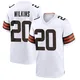 Youth Jordan Wilkins White Game Football Jersey