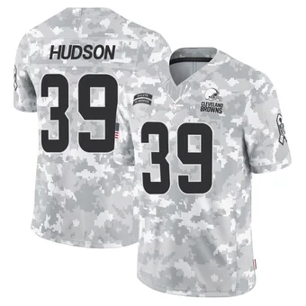 Youth Khaleke Hudson Arctic Camo Limited 2024 Salute to Service Football Jersey