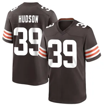 Youth Khaleke Hudson Brown Game Team Color Football Jersey