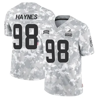 Youth Marcus Haynes Arctic Camo Limited 2024 Salute to Service Football Jersey