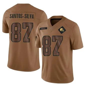 Youth Marcus Santos-Silva Brown Limited 2023 Salute To Service Football Jersey