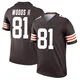 Youth Michael Woods II Brown Legend Football Jersey