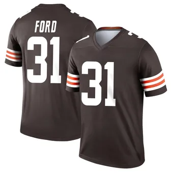 Youth Mike Ford Jr. Brown Legend Football Jersey