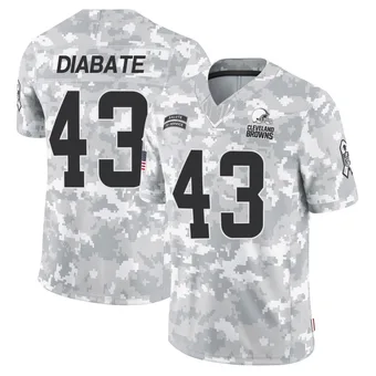 Youth Mohamoud Diabate Arctic Camo Limited 2024 Salute to Service Football Jersey