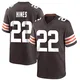 Youth Nyheim Hines Brown Game Team Color Football Jersey