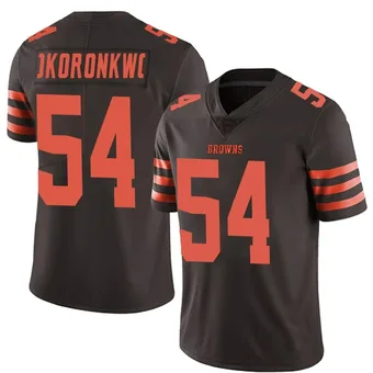 Youth Ogbo Okoronkwo Brown Limited Color Rush Football Jersey