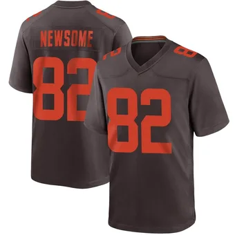 Youth Ozzie Newsome Brown Game Alternate Football Jersey