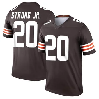 Youth Pierre Strong Jr. Brown Legend Football Jersey