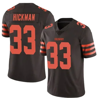 Youth Ronnie Hickman Brown Limited Color Rush Football Jersey