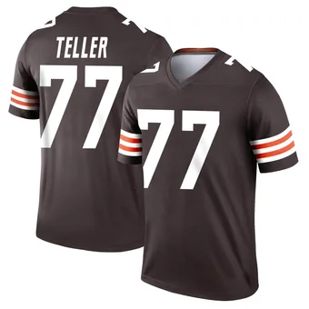 Youth Wyatt Teller Brown Legend Football Jersey